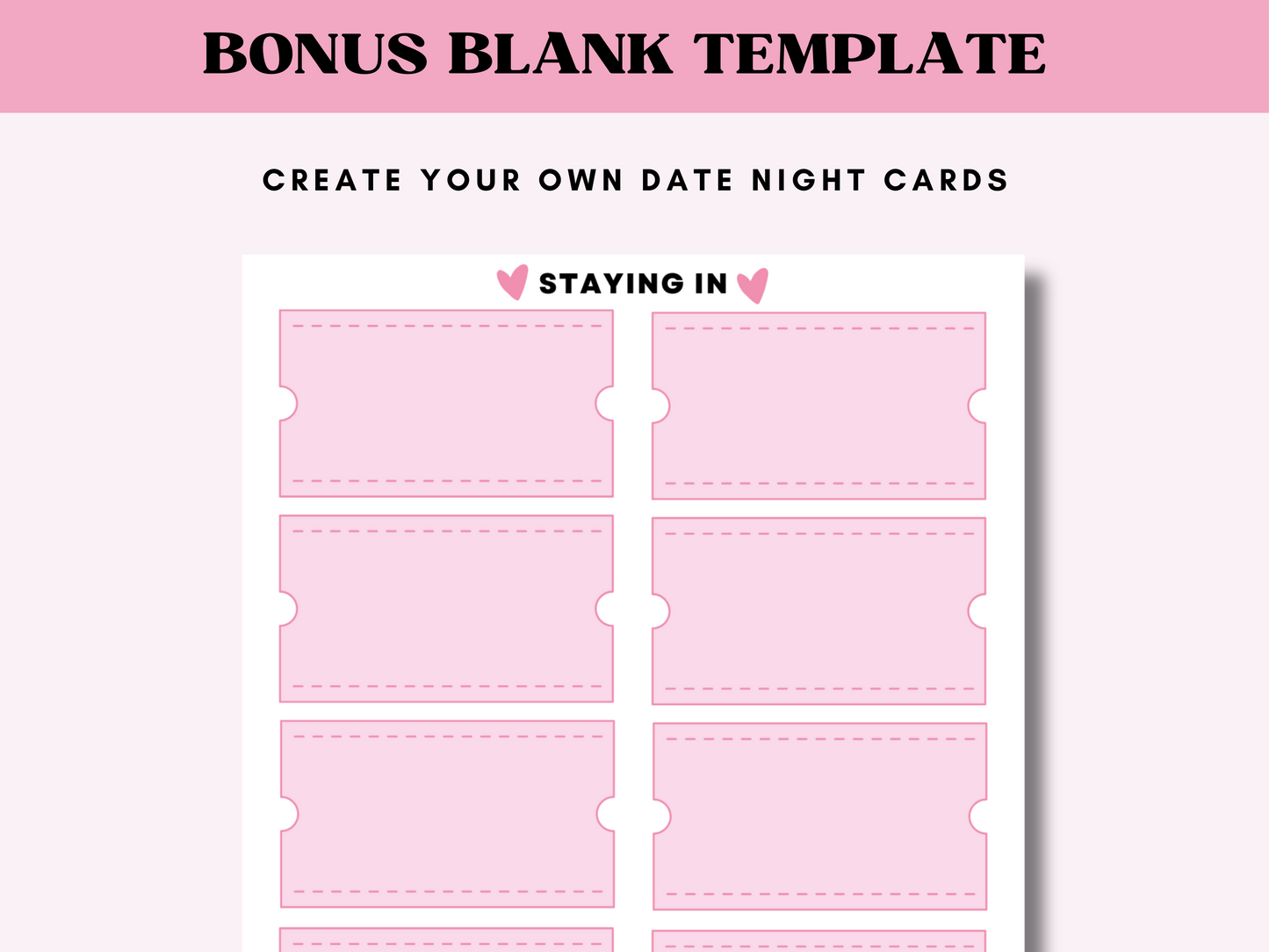 40 Staying in Date Night Cards - Digital