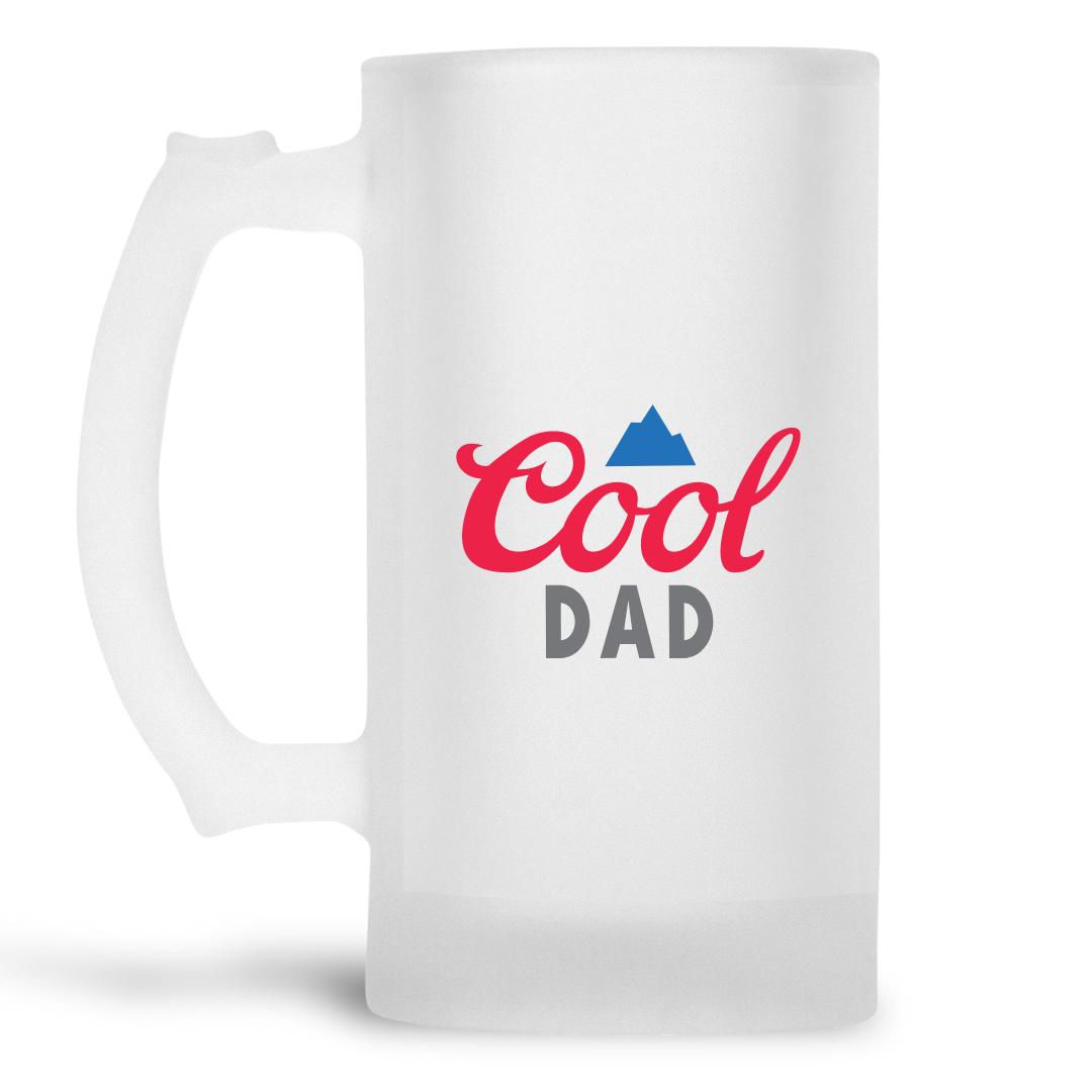 Cool Dad Frosted Stein