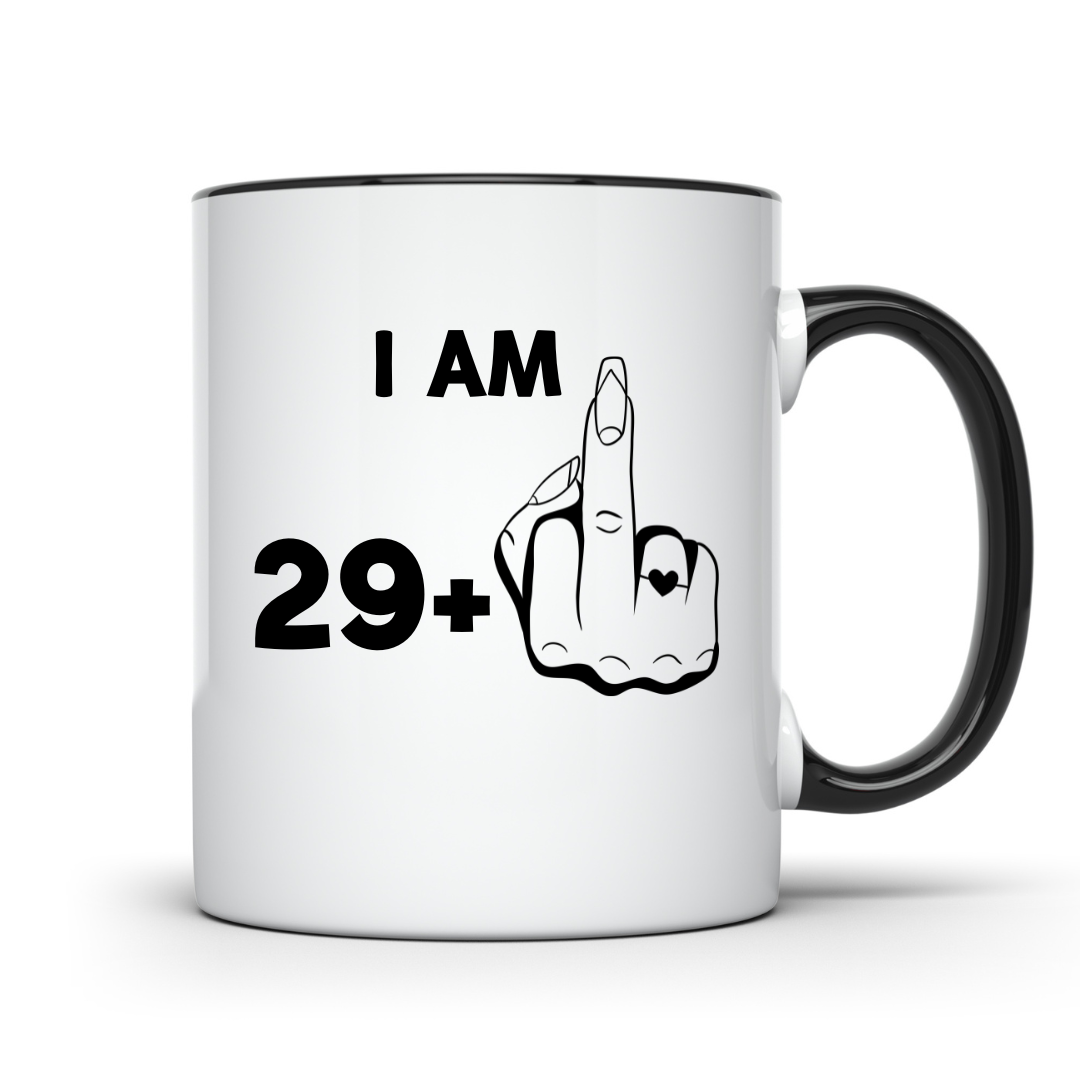 Birthday Female Middle Finger Mug - 29