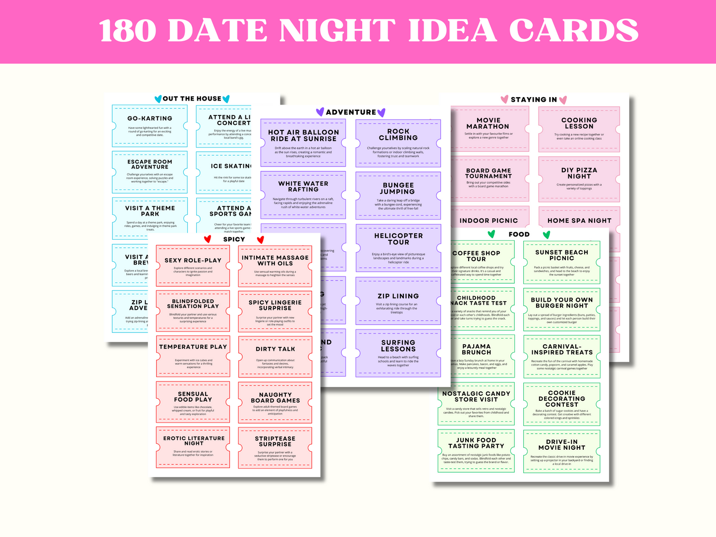 180 Date Night Cards - Digital