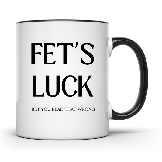 Fet's Luck Mug - Coloured Handle