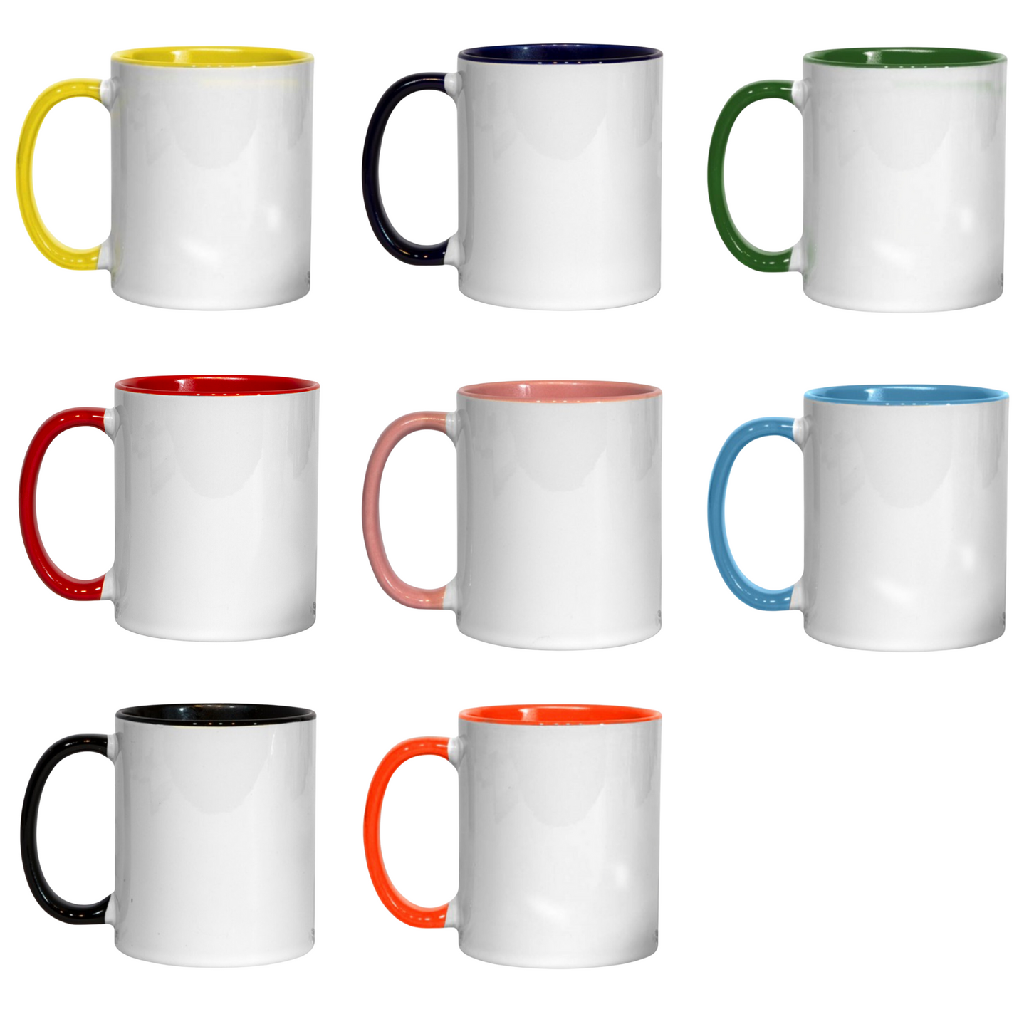 Congrats Fiance Mug - Coloured Handle