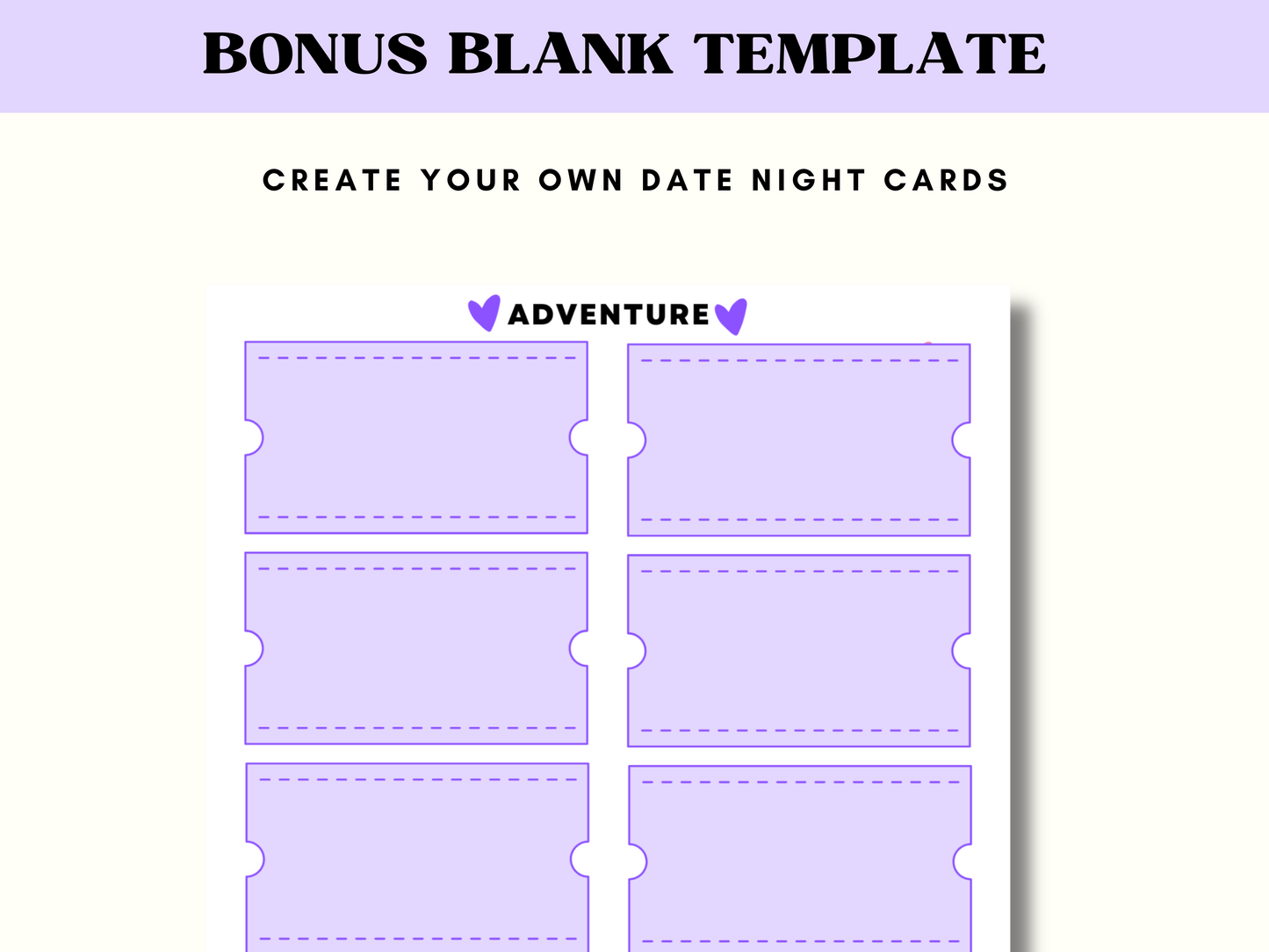 40 Adventure Date Night Cards - Digital